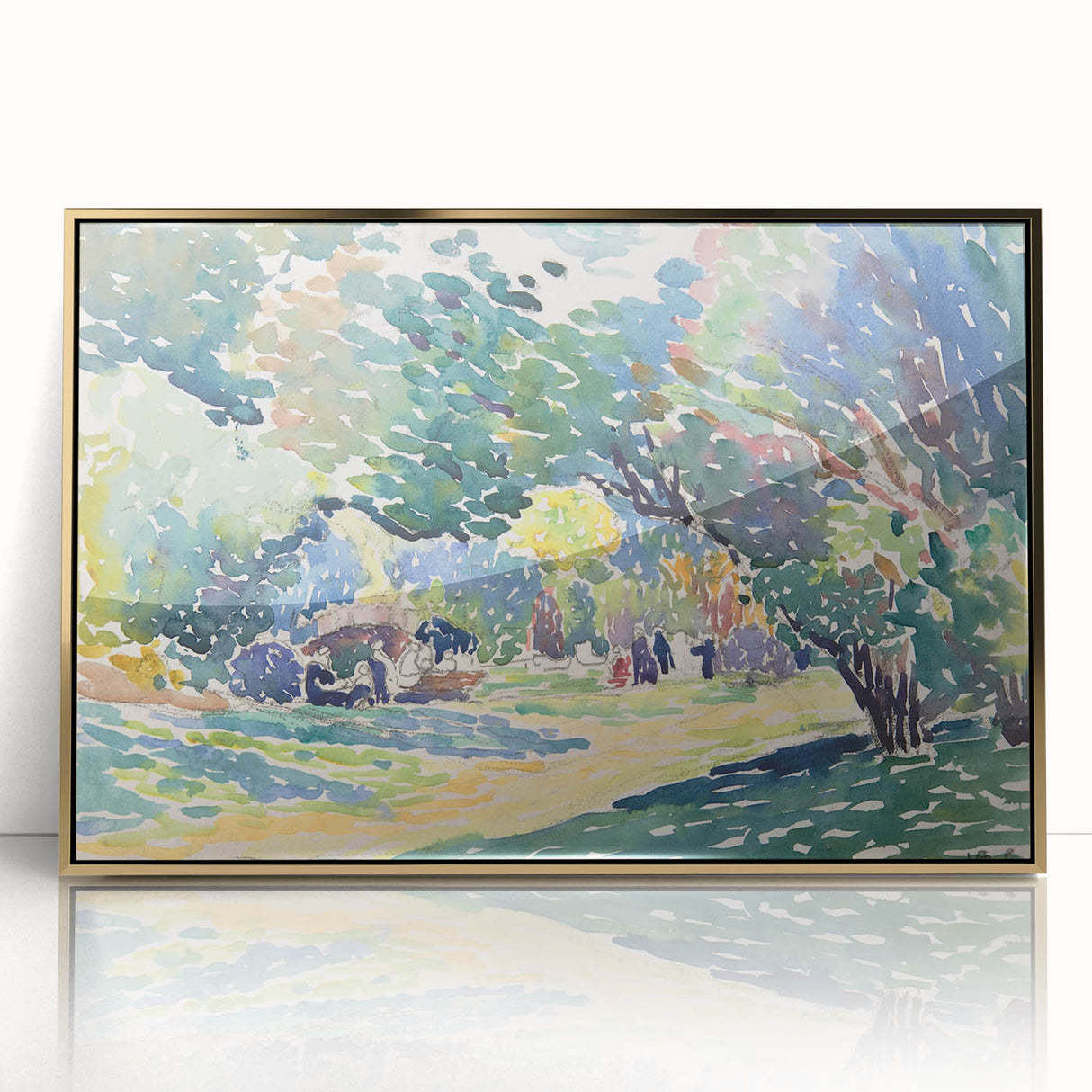 Modern Wall Art Print - Landscape by Henri Edmond Cross - Lush Nature Decor