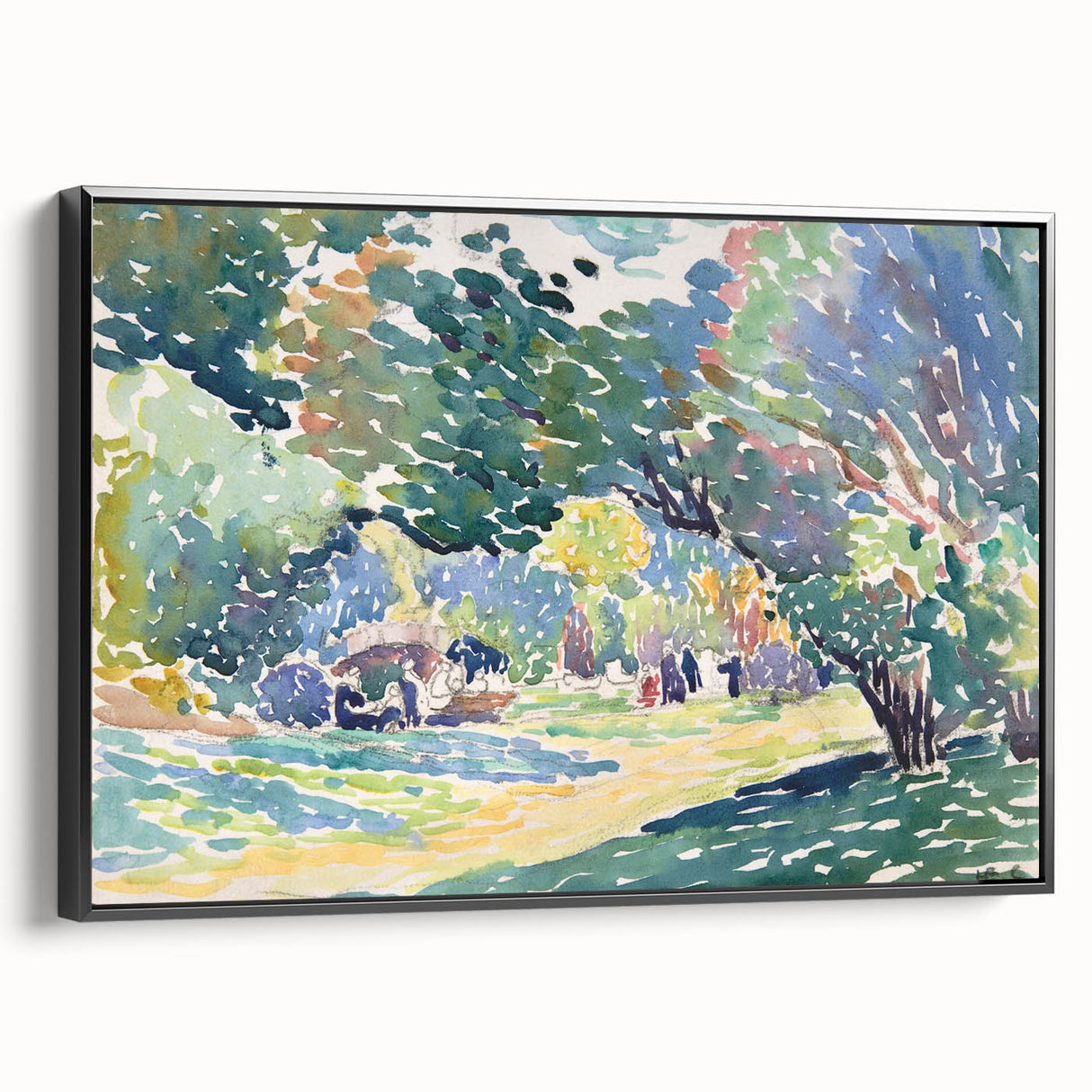 Modern Wall Art Print - Landscape by Henri Edmond Cross - Lush Nature Decor