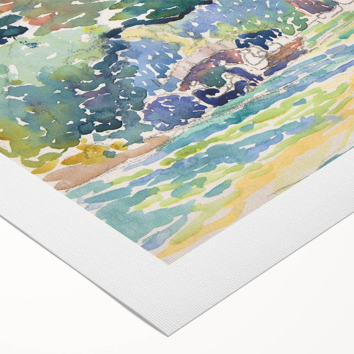 Modern Wall Art Print - Landscape by Henri Edmond Cross - Lush Nature Decor