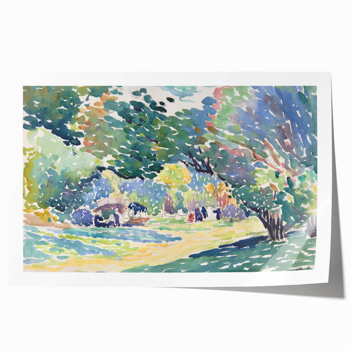 Modern Wall Art Print - Landscape by Henri Edmond Cross - Lush Nature Decor