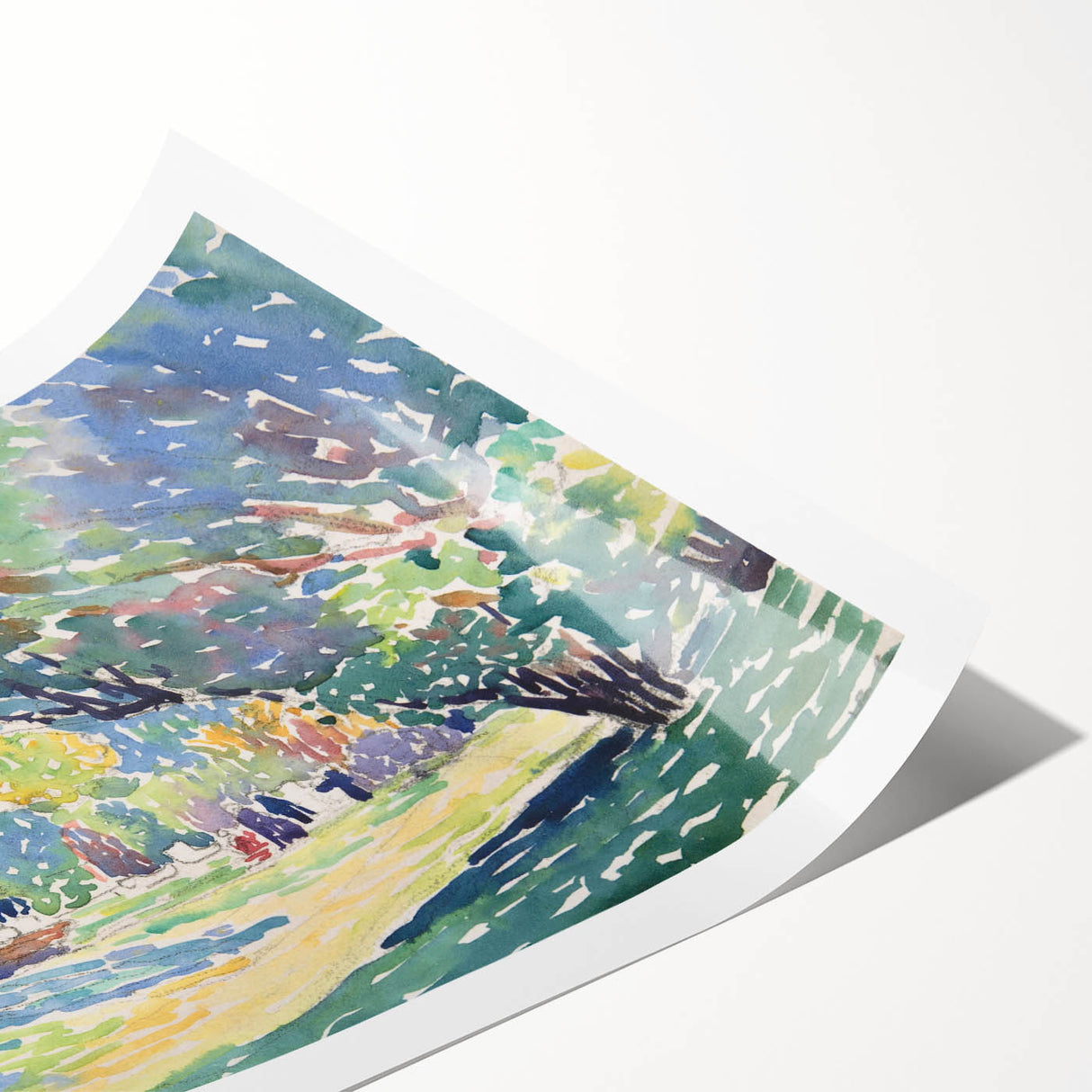 Modern Wall Art Print - Landscape by Henri Edmond Cross - Lush Nature Decor
