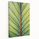 Close-up floral photo on stretched canvas, displaying vibrant pink and green tones, ideal for kitchen wall art.