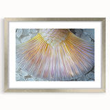 Abstract textured art print featuring swirling gray and white patterns on a silver-framed canvas, suitable for bedroom art.