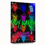 Vibrant Pop Art Wall Art - Modern Andy Warhol Canvas Print