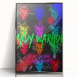 Vibrant Pop Art Wall Art - Modern Andy Warhol Canvas Print