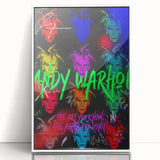 Vibrant Pop Art Wall Art - Modern Andy Warhol Canvas Print