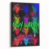 Vibrant Pop Art Wall Art - Modern Andy Warhol Canvas Print