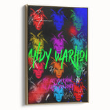 Vibrant Pop Art Wall Art - Modern Andy Warhol Canvas Print