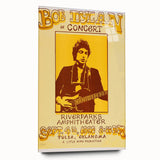 Vintage Bob Dylan Concert Poster - Retro Music Wall Art