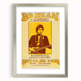 Vintage Bob Dylan Concert Poster - Retro Music Wall Art