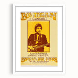 Vintage Bob Dylan Concert Poster - Retro Music Wall Art