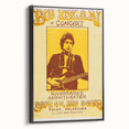 Vintage Bob Dylan Concert Poster - Retro Music Wall Art