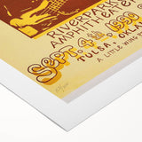 Vintage Bob Dylan Concert Poster - Retro Music Wall Art