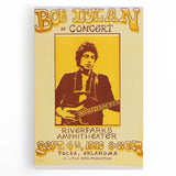 Vintage Bob Dylan Concert Poster - Retro Music Wall Art