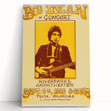 Vintage Bob Dylan Concert Poster - Retro Music Wall Art
