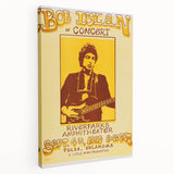 Vintage Bob Dylan Concert Poster - Retro Music Wall Art
