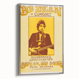 Vintage Bob Dylan Concert Poster - Retro Music Wall Art