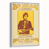 Vintage Bob Dylan Concert Poster - Retro Music Wall Art