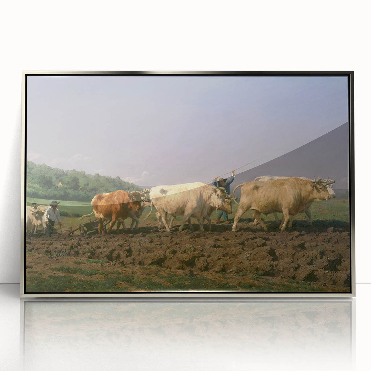 Classic Realism Farm Scene | Ploughing in Nevers by Rosa Bonheur Print