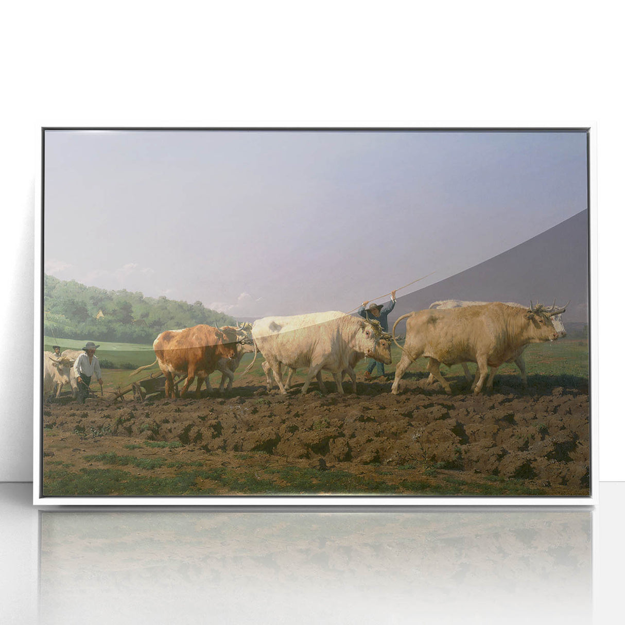 Classic Realism Farm Scene | Ploughing in Nevers by Rosa Bonheur Print