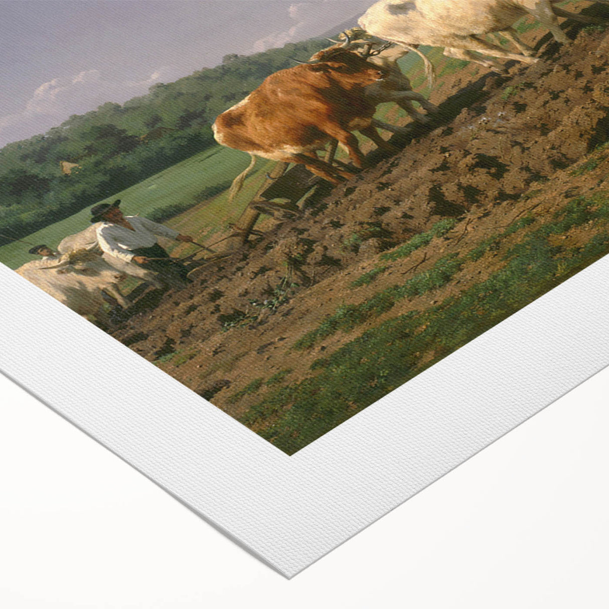 Classic Realism Farm Scene | Ploughing in Nevers by Rosa Bonheur Print