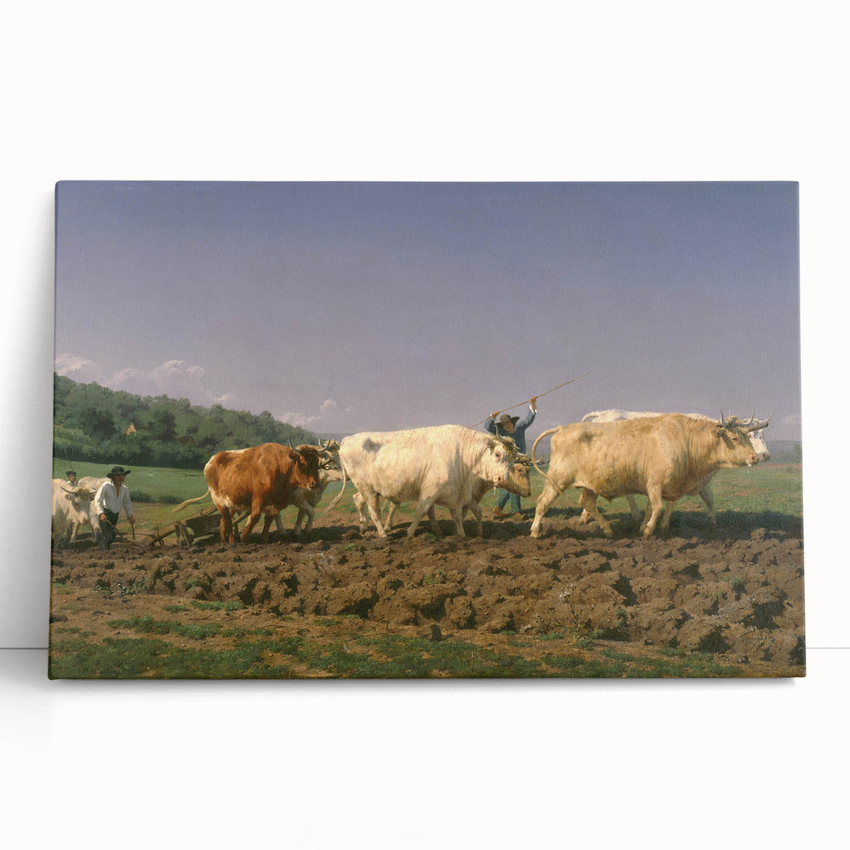 Classic Realism Farm Scene | Ploughing in Nevers by Rosa Bonheur Print