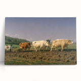 Classic Realism Farm Scene | Ploughing in Nevers by Rosa Bonheur Print
