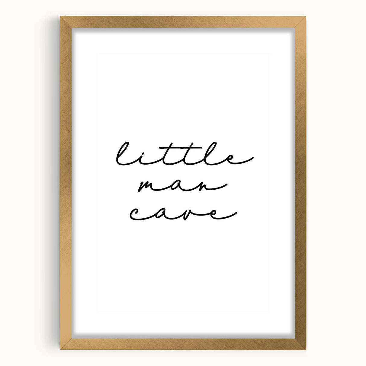 Little Man Cave - Boys Room Wall Art Kids Wall Art Prints