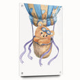 Hot Air Balloon Bear - Nursery Wall Art for Baby Room Decor