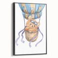 Hot Air Balloon Bear - Nursery Wall Art for Baby Room Decor