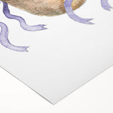 Hot Air Balloon Bear - Nursery Wall Art for Baby Room Decor