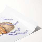 Hot Air Balloon Bear - Nursery Wall Art for Baby Room Decor