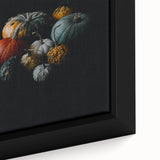 Extra large black wall art on canvas featuring a textured, colorful abstract design, ideal for living room decor.