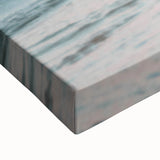 Large art depicting a black and white landscape painting on stretched canvas, ideal for bedroom decor.