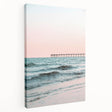 Large stretched canvas depicting a summer scene in vibrant colors, ideal for kitchen wall art.