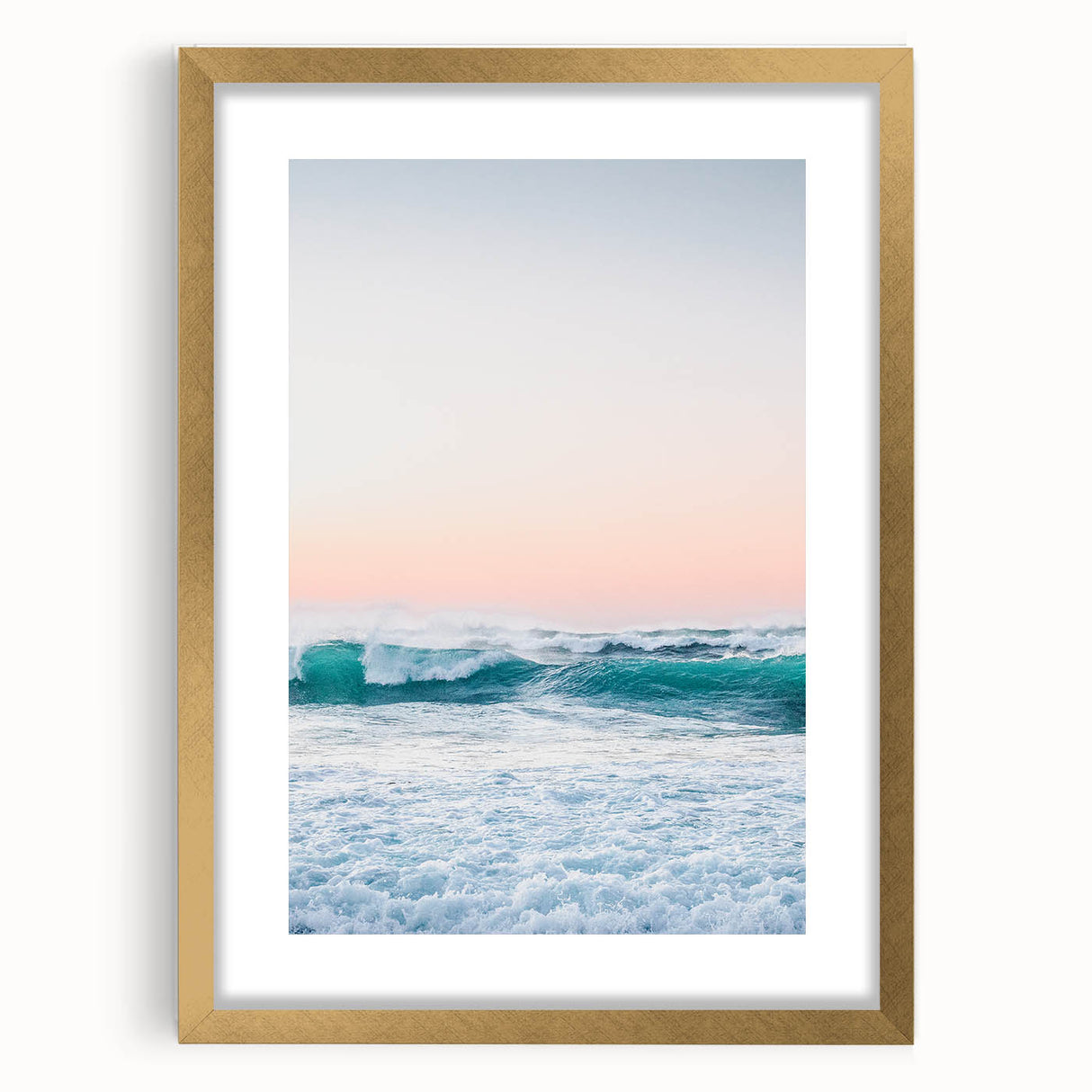 Extra large abstract art print with textured design in gold and white tones on canvas, ideal for living room decor.