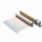 Extra large rolled canvas featuring a floral art design in vibrant summer hues.