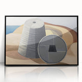 Modern Wall Art - Abstract Mineral Landscape Design