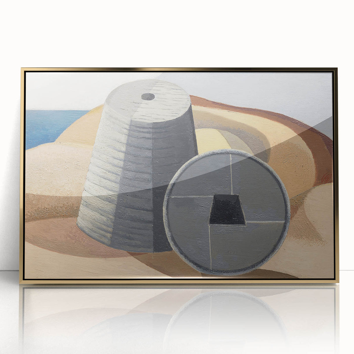 Modern Wall Art - Abstract Mineral Landscape Design