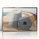 Modern Wall Art - Abstract Mineral Landscape Design