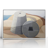 Modern Wall Art - Abstract Mineral Landscape Design