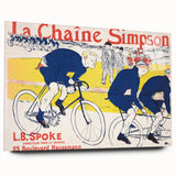 Vintage Cycling Poster - La Chaîne Simpson by Toulouse-Lautrec Print