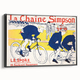 Vintage Cycling Poster - La Chaîne Simpson by Toulouse-Lautrec Print