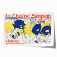 Vintage Cycling Poster - La Chaîne Simpson by Toulouse-Lautrec Print