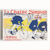 Vintage Cycling Poster - La Chaîne Simpson by Toulouse-Lautrec Print