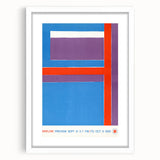Modern Wall Art - Bold Geometric Design in Red, Blue, and Purple