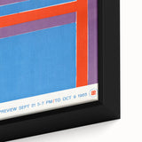 Modern Wall Art - Bold Geometric Design in Red, Blue, and Purple