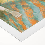 Impressionist Portrait - The Singer in Green by Edgar Degas