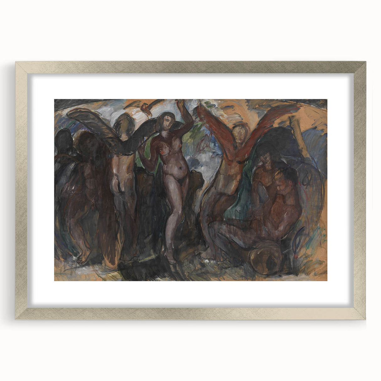 Modern Wall Art - Expressive Figurative Composition