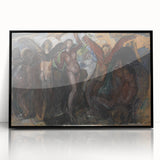 Modern Wall Art - Expressive Figurative Composition